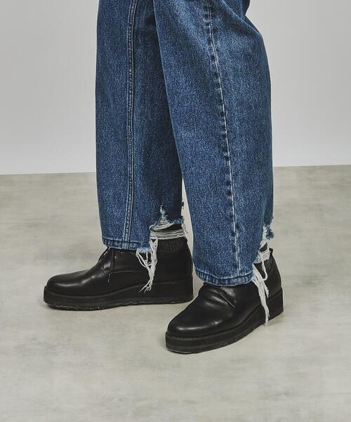 tk.TAKEO KIKUCHI（ティーケータケオキクチ）の「◆フォイルプリントデニムパンツ（デニムパンツ・メンズ・ブルー系・02/03）」の7枚目の写真