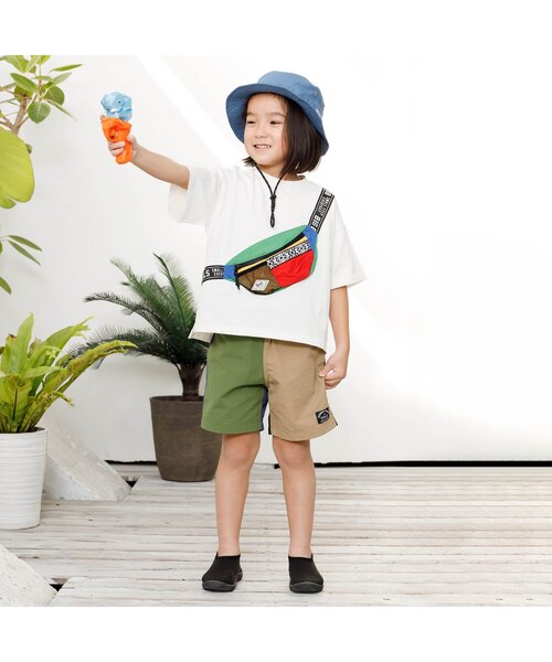F.O.KIDS（エフオーキッズ）の「【保冷剤収納可・UVカット】OUT DOOR HAT（ハット・キッズ・カーキ/ブラウン/ブルー/チャコール・56/54/52/50）」の18枚目の写真