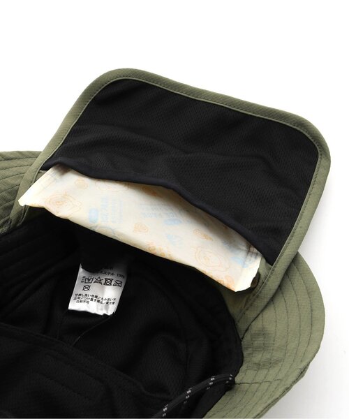 F.O.KIDS（エフオーキッズ）の「【保冷剤収納可・UVカット】OUT DOOR HAT（ハット・キッズ・カーキ/ブラウン/ブルー/チャコール・56/54/52/50）」の7枚目の写真