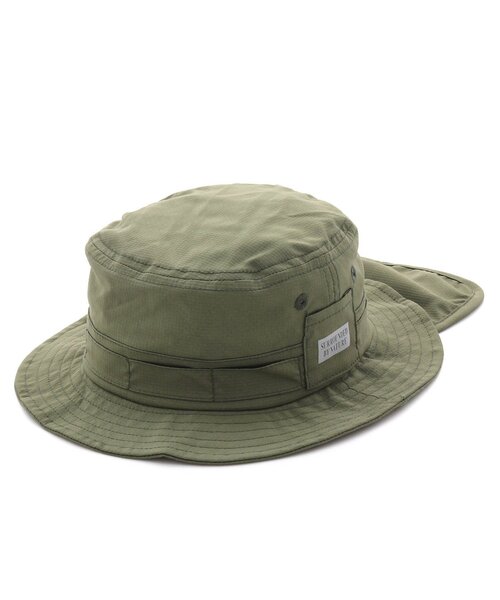 F.O.KIDS（エフオーキッズ）の「【保冷剤収納可・UVカット】OUT DOOR HAT（ハット・キッズ・カーキ/ブラウン/ブルー/チャコール・56/54/52/50）」の11枚目の写真