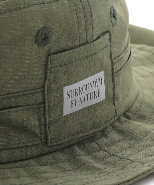 F.O.KIDS（エフオーキッズ）の「【保冷剤収納可・UVカット】OUT DOOR HAT（ハット・キッズ・カーキ/ブラウン/ブルー/チャコール・56/54/52/50）」の17枚目の写真