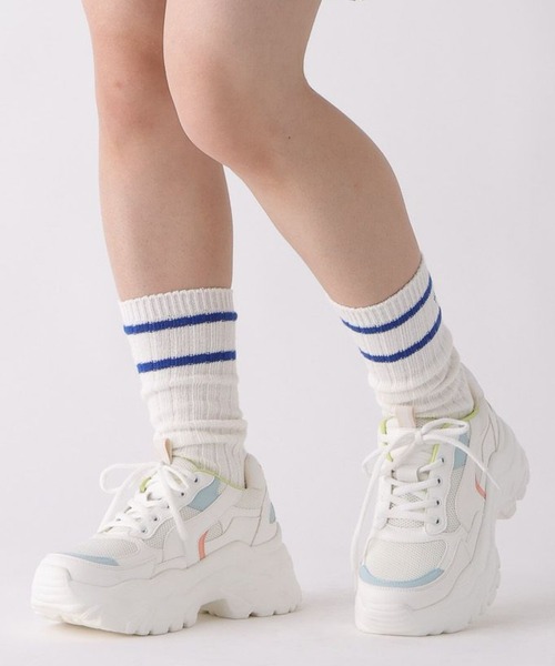 repipi armario(レピピ アルマリオ)の「キリカエダッドスニーカー(スニーカー・キッズ・ホワイト系その他2/マルチ/ブラック/ホワイト系その他3/ホワイト系その他・LARGE/MEDIUM/SMALL)」の1枚目の写真