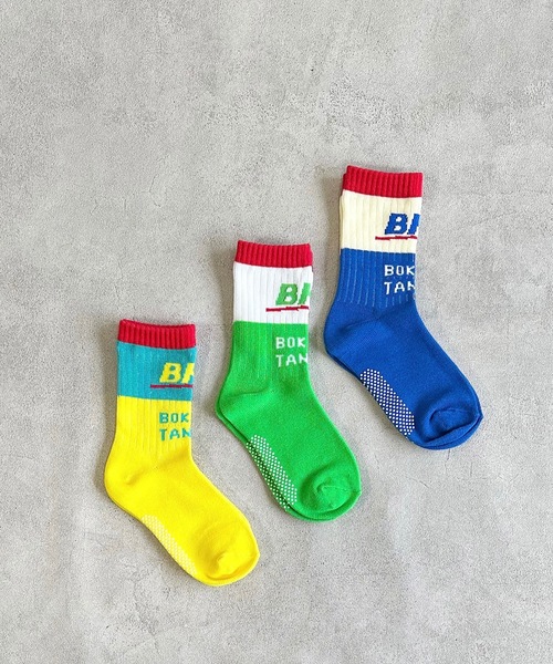 MARKEY'S（マーキーズ）の「【BOKU HA TANOSII】BHTロゴソックス/16-18cm（ソックス/靴下・キッズ・イエロー/ブルー/グリーン・16-18cm）」の9枚目の写真