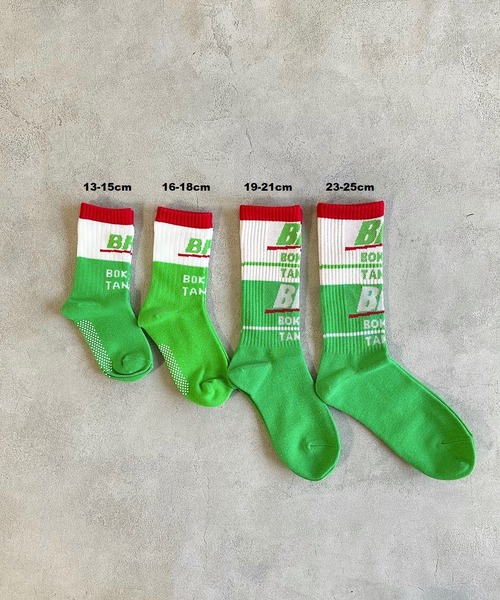 MARKEY'S（マーキーズ）の「【BOKU HA TANOSII】BHTロゴソックス/16-18cm（ソックス/靴下・キッズ・イエロー/ブルー/グリーン・16-18cm）」の10枚目の写真