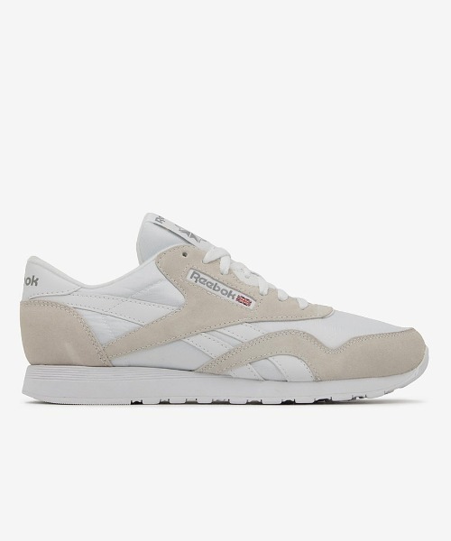 (取寄) リーボック ライフスタイル レディース クラシック ナイロン Reebok Lifestyle women Classic Nylon Moon/Moon/Chalk セール】クラシックナイロン / CLASSIC NYLON（スニーカー）｜Reebok