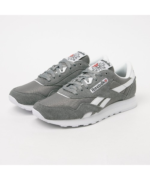 Reebok（リーボック）の「クラシックナイロン / CLASSIC NYLON（スニーカー・メンズ・ベージュ系その他/グレー/ブラック/ベージュ/カーキ/ブラウン/バーガンディー/ホワイト/ブラック系その他/グレー系その他/ブラック×ホワイト/グレー系その他2/ライトブルー/ネイビー・22.5cm/23.0cm/23.5cm/24.5cm/24.0cm/25.0cm/25.5cm/26.0cm/26.5cm/27.0cm/27.5cm/28.0cm/28.5cm/29.0cm/30.0cm）」の15枚目の写真