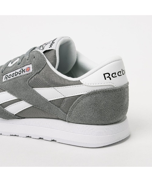 Reebok（リーボック）の「クラシックナイロン / CLASSIC NYLON（スニーカー・メンズ・ベージュ系その他/グレー/ブラック/ベージュ/カーキ/ブラウン/バーガンディー/ホワイト/ブラック系その他/グレー系その他/ブラック×ホワイト/グレー系その他2/ライトブルー/ネイビー・22.5cm/23.0cm/23.5cm/24.5cm/24.0cm/25.0cm/25.5cm/26.0cm/26.5cm/27.0cm/27.5cm/28.0cm/28.5cm/29.0cm/30.0cm）」の21枚目の写真