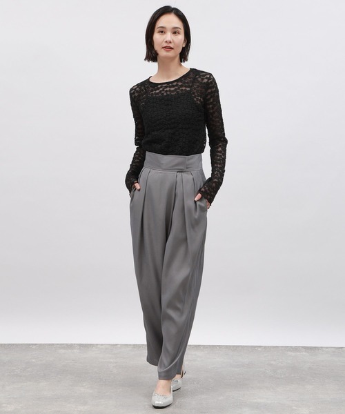 LAKOLE(ラコレ)の「イ-ジ-ラップパンツ / 111317(その他パンツ・レディース・ブラック/グレー/アイボリー・SMALL/MEDIUM)」の14枚目の写真