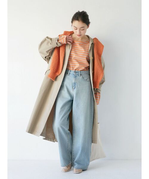 Ungrid（アングリッド）の「ステンカラーコート（ステンカラーコート・レディース・ブラック/ベージュ・MEDIUM/SMALL）」の11枚目の写真