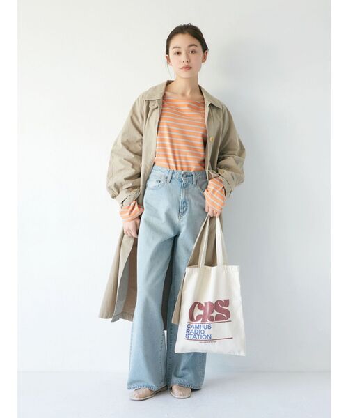 Ungrid（アングリッド）の「ステンカラーコート（ステンカラーコート・レディース・ブラック/ベージュ・MEDIUM/SMALL）」の13枚目の写真