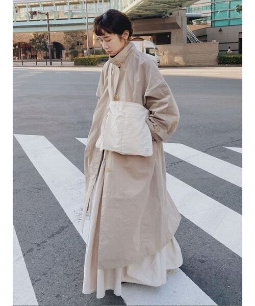 Ungrid（アングリッド）の「ステンカラーコート（ステンカラーコート・レディース・ブラック/ベージュ・MEDIUM/SMALL）」の18枚目の写真