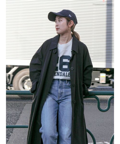 Ungrid（アングリッド）の「ステンカラーコート（ステンカラーコート・レディース・ブラック/ベージュ・MEDIUM/SMALL）」の22枚目の写真