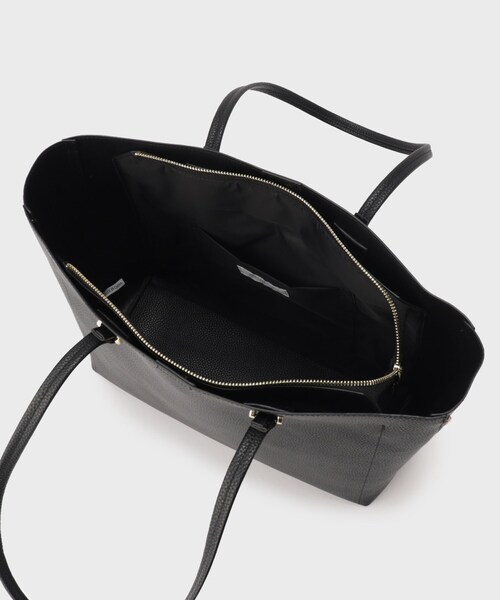 OPAQUE.CLIP(オペークドットクリップ)の「◆【軽量/A4サイズ対応/通勤対応】シュリンク合皮トートバッグ(トートバッグ・レディース・ライトグレー/ベージュ/ブラック/ホワイト系9・00)」の11枚目の写真