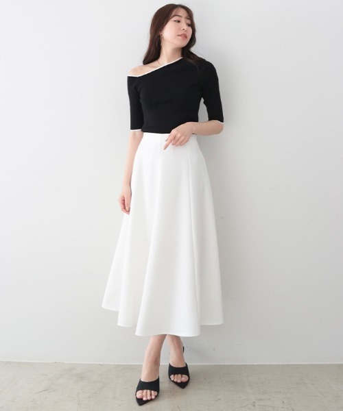 AMBIENT(アンビエント)の「Aラインフレアスカート(スカート・レディース・ベージュ/アイボリー/ライトイエロー・FREE)」の8枚目の写真