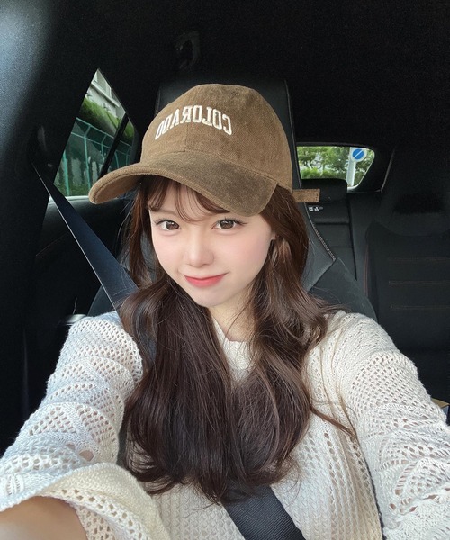 RiLi(リリ)の「ロゴキャップ【RL】(キャップ・レディース・ベージュ/ネイビー/ブラウン・FREE)」の2枚目の写真