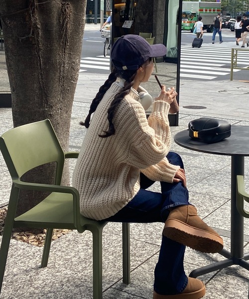 RiLi(リリ)の「ロゴキャップ【RL】(キャップ・レディース・ベージュ/ネイビー/ブラウン・FREE)」の9枚目の写真