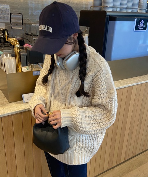 RiLi(リリ)の「ロゴキャップ【RL】(キャップ・レディース・ベージュ/ネイビー/ブラウン・FREE)」の7枚目の写真