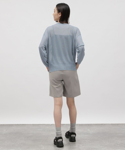 LAKOLE（ラコレ）の「シアーロゴニットプルオーバー / 111314（ニット/セーター・レディース・チャコールグレー/ピンク/ブルー/アイボリー・SMALL/MEDIUM）」の18枚目の写真