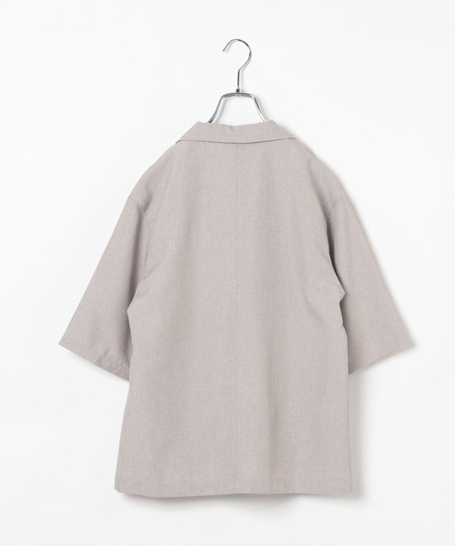 GLOBAL WORK（グローバルワーク）の「イージーケアSETUP/AND YUA ANY/107971（セットアップ・キッズ・グレイッシュベージュ/チャコール・150cm/160cm）」の4枚目の写真