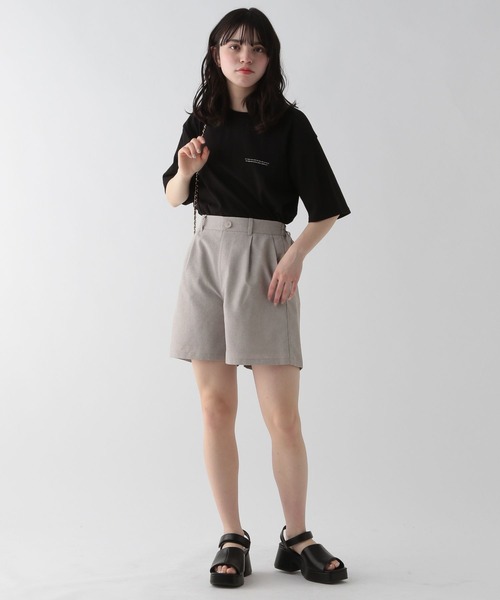 GLOBAL WORK（グローバルワーク）の「イージーケアSETUP/AND YUA ANY/107971（セットアップ・キッズ・グレイッシュベージュ/チャコール・150cm/160cm）」の22枚目の写真