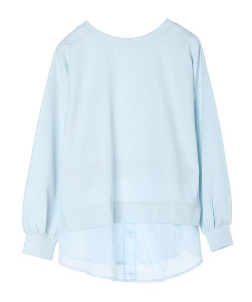 Green　Parks（グリーンパークス）の「前後2wayシアードッキングチュニック（チュニック・レディース・ライトベージュ/ブラック/サックスブルー/オフホワイト・FREE）」の18枚目の写真