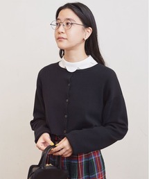 fig London - figlondon アトリエドゥサボン シェットランドニットカーディガン fig London - fig London シェットランド リボン カーディガン