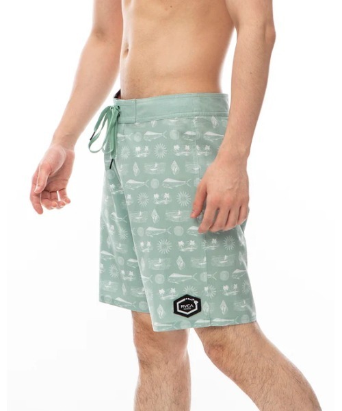RVCA（ルーカ）の「RVCA メンズ 【HAWAII】 DORADO HEMP STRETCH ボードショーツ/サーフトランクス 【2024年春夏モデル】/ルーカサーフトランクス・ボードショーツ(水着)（水着・メンズ・ミント・34inch/32inch/30inch/28inch）」の2枚目の写真