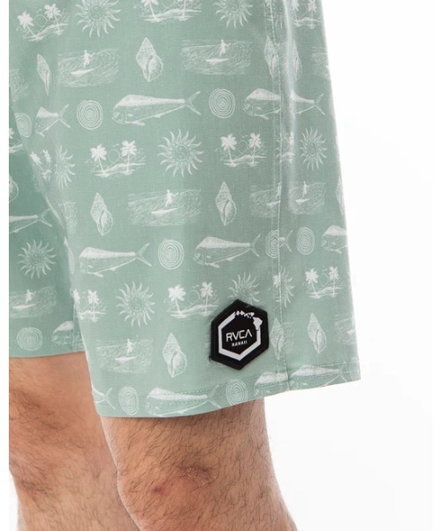RVCA（ルーカ）の「RVCA メンズ 【HAWAII】 DORADO HEMP STRETCH ボードショーツ/サーフトランクス 【2024年春夏モデル】/ルーカサーフトランクス・ボードショーツ(水着)（水着・メンズ・ミント・34inch/32inch/30inch/28inch）」の8枚目の写真