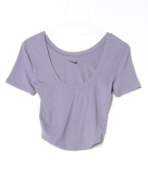 NIKE AS W NSW NK CHLL KNT MRIB SS T / ナイキ ウィメンズ NSW CHLL KNT MRIB S/S トップ 【SP】（Tシャツ/カットソー）｜NIKE（ナイキ）