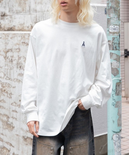 ALAND（エーランド）の「【UNISEX】ALAND ／ワッペンロゴロンＴシャツ  2113055（Tシャツ/カットソー・レディース・ホワイト/ブラック/ネイビー・LARGE/MEDIUM）」の2枚目の写真