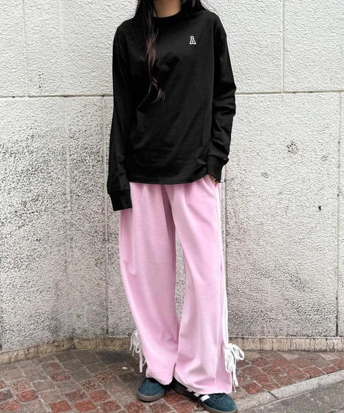 ALAND（エーランド）の「【UNISEX】ALAND ／ワッペンロゴロンＴシャツ  2113055（Tシャツ/カットソー・レディース・ホワイト/ブラック/ネイビー・LARGE/MEDIUM）」の4枚目の写真