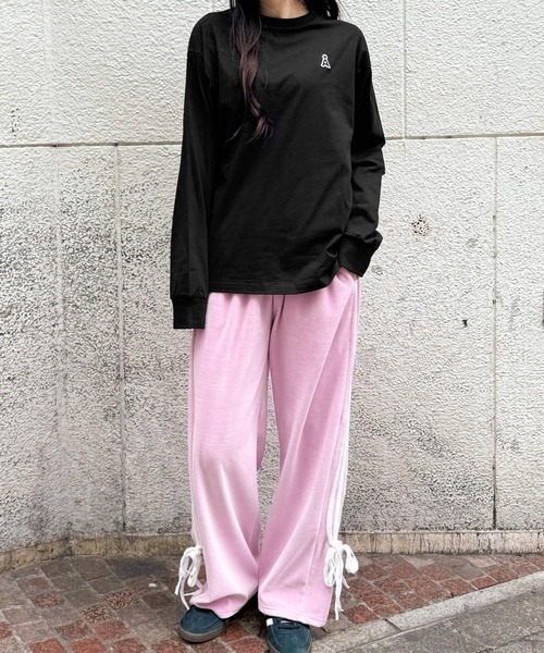 ALAND（エーランド）の「【UNISEX】ALAND ／ワッペンロゴロンＴシャツ  2113055（Tシャツ/カットソー・レディース・ホワイト/ブラック/ネイビー・LARGE/MEDIUM）」の5枚目の写真