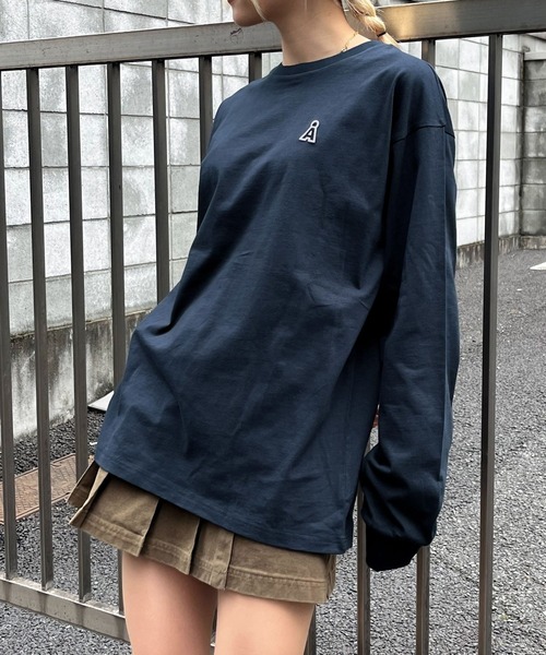 ALAND（エーランド）の「【UNISEX】ALAND ／ワッペンロゴロンＴシャツ  2113055（Tシャツ/カットソー・レディース・ホワイト/ブラック/ネイビー・LARGE/MEDIUM）」の10枚目の写真
