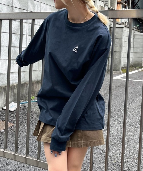 ALAND（エーランド）の「【UNISEX】ALAND ／ワッペンロゴロンＴシャツ  2113055（Tシャツ/カットソー・レディース・ホワイト/ブラック/ネイビー・LARGE/MEDIUM）」の11枚目の写真