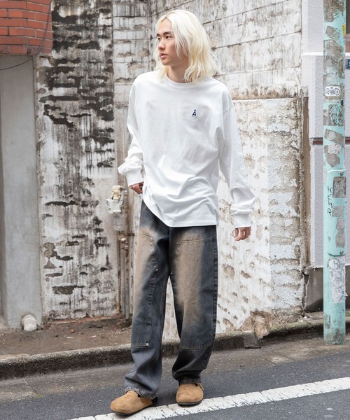 ALAND（エーランド）の「【UNISEX】ALAND ／ワッペンロゴロンＴシャツ  2113055（Tシャツ/カットソー・レディース・ホワイト/ブラック/ネイビー・LARGE/MEDIUM）」の12枚目の写真