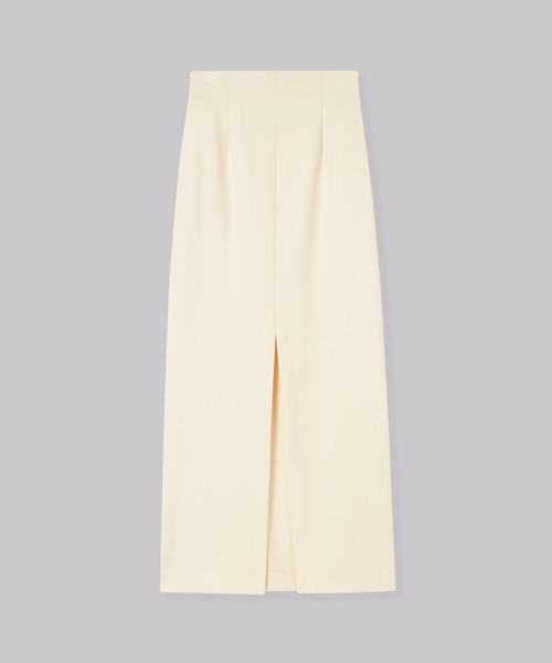 THINGS THAT MATTER(シングス ザット マター)の「SCUBA JERSEY NARROW MAXI SKIRT / スキューバジャージナローマキシスカート(スカート・レディース・アイボリー/ブラック/ライム・1/2)」の21枚目の写真