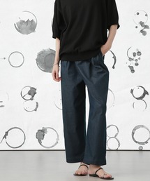 Apo(s)ture（アポスチャー）の「NORAH-005/デニムストレッチ3タックテーパードパンツ（デニムパンツ）」