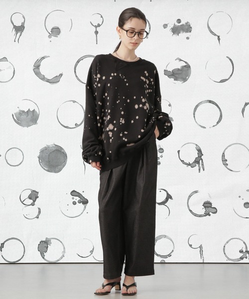 Apo(s)ture(アポスチャー)の「NORAH-005/デニムストレッチ3タックテーパードパンツ(デニムパンツ・レディース・ブルー/ブラック/ベージュ/ネイビー・XS/S/M/L/XL)」の6枚目の写真