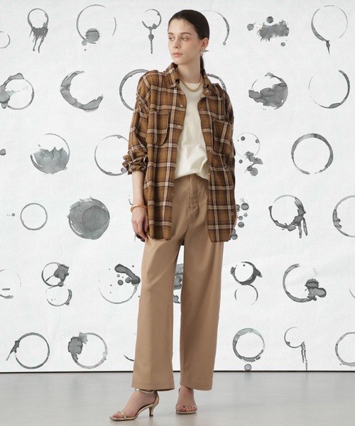 Apo(s)ture(アポスチャー)の「NORAH-005/デニムストレッチ3タックテーパードパンツ(デニムパンツ・レディース・ブルー/ブラック/ベージュ/ネイビー・XS/S/M/L/XL)」の21枚目の写真