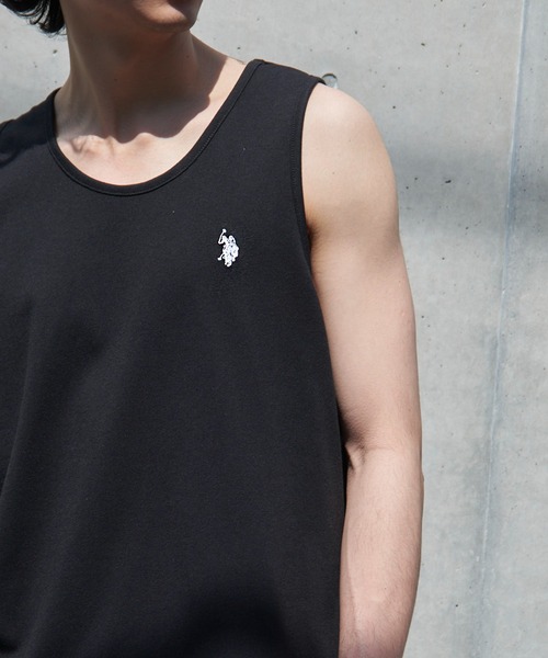 U.S. POLO ASSN.（ユーエスポロアッスン）の「【U.S. POLO ASSN.】ワンポイントポニー刺繍タンクトップ PLM41234TT（タンクトップ・メンズ・ブラック/グレー/ホワイト/グリーン/ブラウン/ネイビー/ワイン・S/M/L/XL）」の14枚目の写真