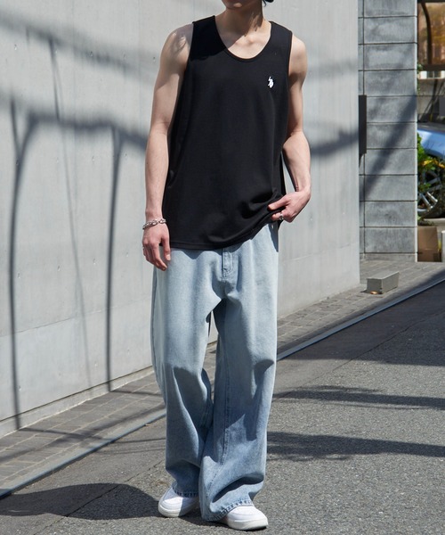 U.S. POLO ASSN.（ユーエスポロアッスン）の「【U.S. POLO ASSN.】ワンポイントポニー刺繍タンクトップ PLM41234TT（タンクトップ・メンズ・ブラック/グレー/ホワイト/グリーン/ブラウン/ネイビー/ワイン・S/M/L/XL）」の16枚目の写真