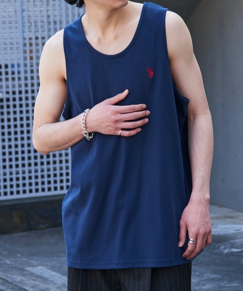 Polo sports ワンポイント Tシャツ セール】【U.S. POLO ASSN.】ワンポイントポニー刺繍タンク