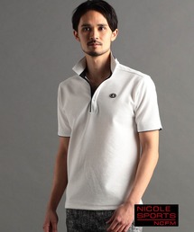 NICOLE CLUB FOR MEN（ニコルクラブフォーメン）の「【24年モデル EC限定再販売】バックロゴプリントスキッパーポロシャツ（ポロシャツ・メンズ）」