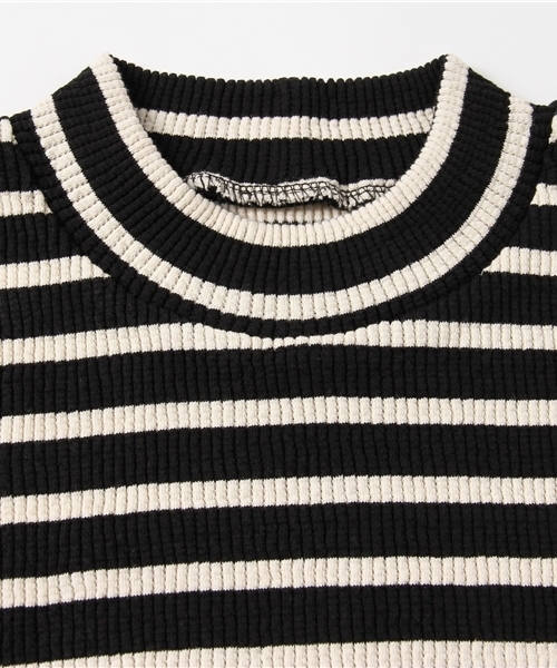 ROSE BUD（ローズバッド）の「LCTT-15217 HI/N L/S-T（Tシャツ/カットソー・レディース・アイボリー/ブラック/ネイビー・ONE SIZE）」の11枚目の写真