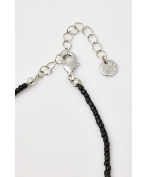 LAGUA GEM(ラグアジェム)の「BEADS RIBBON ネックレス(ネックレス・レディース・ブラック/クリア・FREE)」の12枚目の写真