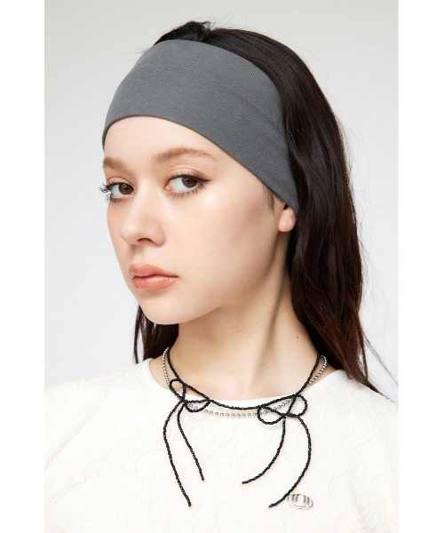 LAGUA GEM(ラグアジェム)の「BEADS RIBBON ネックレス(ネックレス・レディース・ブラック/クリア・FREE)」の14枚目の写真