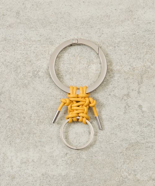 ITTI（イッチ）の「ITTI イッチ / CRISTY KNOTMAN RING ノットマンリング キーリング / ITTI-GOODS-062（キーホルダー・メンズ・グレイッシュベージュ/アイボリー/ブラック/タン/バーガンディー/オレンジ/イエロー/ブルー/レッド・FREE）」の16枚目の写真