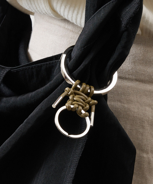 ITTI(イッチ)の「ITTI イッチ / CRISTY KNOTMAN RING ノットマンリング キーリング / ITTI-GOODS-062(キーホルダー・メンズ・グレイッシュベージュ/アイボリー/ブラック/タン/バーガンディー/オレンジ/イエロー/ブルー/レッド/カーキ/ブルー系その他・FREE)」の19枚目の写真