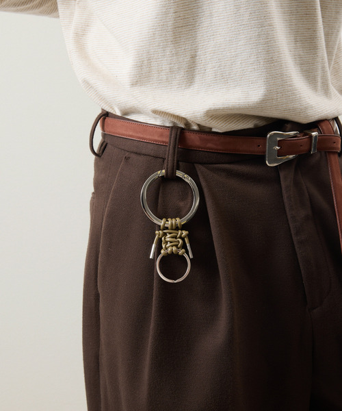 ITTI(イッチ)の「ITTI イッチ / CRISTY KNOTMAN RING ノットマンリング キーリング / ITTI-GOODS-062(キーホルダー・メンズ・グレイッシュベージュ/アイボリー/ブラック/タン/バーガンディー/オレンジ/イエロー/ブルー/レッド/カーキ/ブルー系その他・FREE)」の20枚目の写真