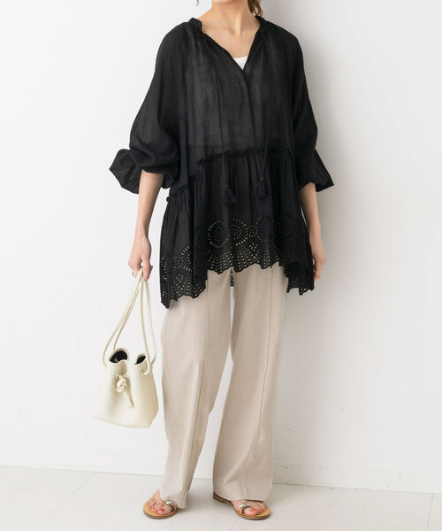 Spick and Span  カットワークレースブラウス Spick & Span（スピックアンドスパン）の「カットワークレース